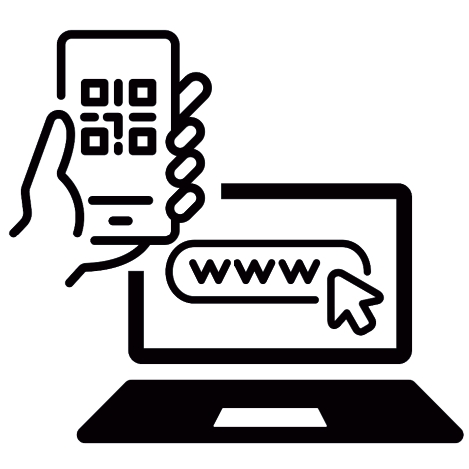 目的のWEBページやアプリのリンク、SNSや自社サイトへの誘導に